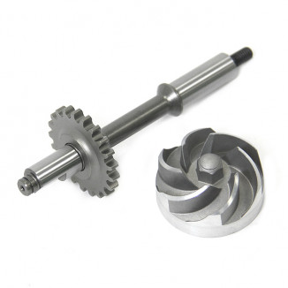 Крыльчатка помпы охлаждения (с валом) Kawasaki/Suzuki AT-10073A