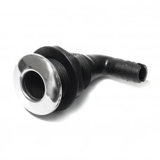 Стакан дренажный угловой SUNFINE 16мм с нержавеющей накладкой, основание пластик Стакан дренажный угловой SUNFINE 16мм с нержавеющей накладкой, основание пластик