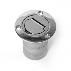 Горловина заливная SUNFINE 50мм прямая (Fuel), нержавеющая сталь Горловина заливная SUNFINE 50мм прямая (Fuel), нержавеющая сталь