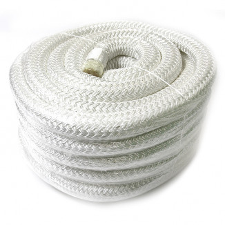 Плетеный швартовый трос c огоном 30мм*20м белый