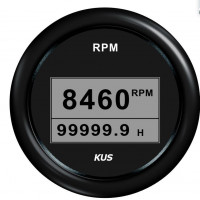 Тахометр цифровой 8000 об/мин со счетчиком моточасов (BB), SR:1-10 Тахометр цифровой 8000 об/мин со счетчиком моточасов (BB), SR:1-10