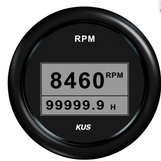Тахометр цифровой 8000 об/мин со счетчиком моточасов (BB), SR:1-10 Тахометр цифровой 8000 об/мин со счетчиком моточасов (BB), SR:1-10