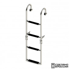 Трап складной с горизонтальным креплением, 4 черных ступени (ширина 270 мм.) Трап складной с горизонтальным креплением, 4 черных ступени (ширина 270 мм.)