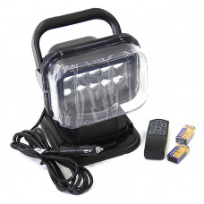 Прожектор стационарный светодиодный с ДУ NEKEKE 12В, черный Прожектор стационарный светодиодный с ДУ NEKEKE 12В, черный