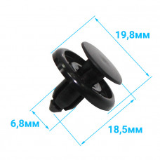 Заклепки для пластиковых навесных частей (10шт/уп) AT-04292 Заклепки для пластиковых навесных частей (10шт/уп) AT-04292