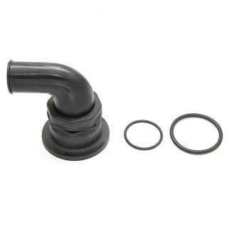 Патрубок заливной 38мм. 90 град, пластик Патрубок заливной 38мм. 90 град, пластик