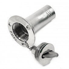 Горловина заливная угловая SUNFINE 39мм (Fuel), нержавеющая сталь Горловина заливная угловая SUNFINE 39мм (Fuel), нержавеющая сталь