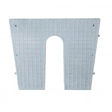 Накладка на транец 430х350 угловая, пластмасса Накладка на транец 430х350 угловая, пластмасса