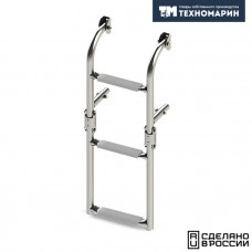 Трап складной с вертикальным креплением, 3 серых ступени (ширина 220 мм.) Трап складной с вертикальным креплением, 3 серых ступени (ширина 220 мм.)