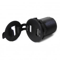 Панель с двойным USB разъемом (5В\4.2А (2.1А+2.1А) и вольтметром NEKEKE Панель с двойным USB разъемом (5В\4.2А (2.1А+2.1А) и вольтметром NEKEKE