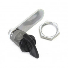 Замок черный, с поворотным язычком SUNFINE, 19мм Замок черный, с поворотным язычком SUNFINE, 19мм