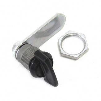 Замок черный, с поворотным язычком SUNFINE, 19мм