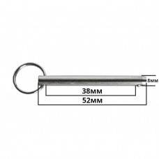 Штифт быстросъемный с кольцом 8х38мм Штифт быстросъемный с кольцом 8х38мм