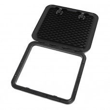 Крышка рундука SEAFLO 460x520 мм с замком, черный пластик Крышка рундука SEAFLO 460x520 мм с замком, черный пластик