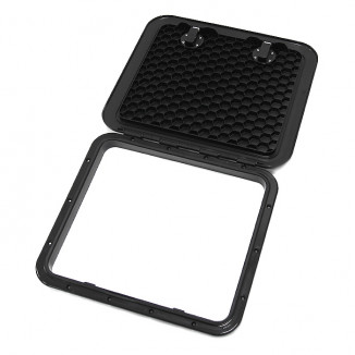 Крышка рундука SEAFLO 460x520 мм с замком, черный пластик