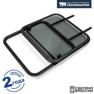 Люк палубный сдвижной Альбатрос 580х580 (черное исполнение) Люк палубный сдвижной Альбатрос 580х580 (черное исполнение)