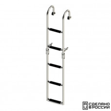 Трап складной с горизонтальным креплением, 5 черных ступени (ширина 220 мм.) Трап складной с горизонтальным креплением, 5 черных ступени (ширина 220 мм.)