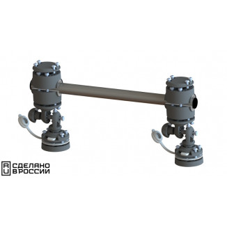 Рейлинг быстросъемный с регулировкой угла наклона 600мм (уц)