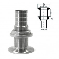 Стакан дренажный 3/4" с гайкой, под шланг 25 мм Стакан дренажный 3/4" с гайкой, под шланг 25 мм