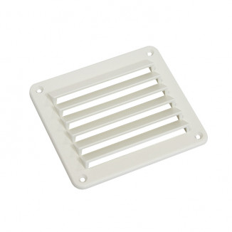 Крышка вентиляции ABS пластик 143х125х17мм, белая