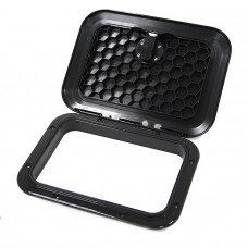 Крышка рундука SEAFLO 270x375 мм с замком, черный пластик Крышка рундука SEAFLO 270x375 мм с замком, черный пластик