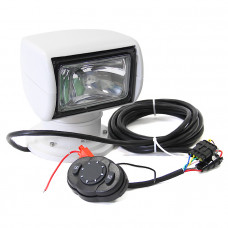 Прожектор стационарный галогеновый проводной пульт ДУ NEKEKE 12В, белый Прожектор стационарный галогеновый проводной пульт ДУ NEKEKE 12В, белый