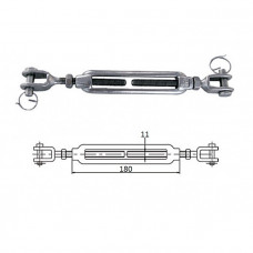 Талреп со стопорным болтом М 8 Талреп со стопорным болтом М 8