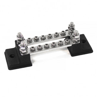 Клемма электромонтажная M4×12 двойная 150А/48В NEKEKE