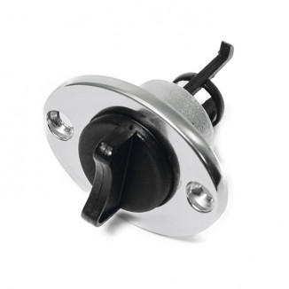 Заглушка дренажная SUNFINE 24 мм, нержавеющая сталь и нейлон