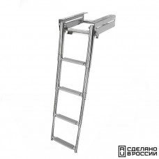 Трап телескопический выдвижной с фиксирующим механизмом, 4 серых ступени (ширина 294 мм.) Трап телескопический выдвижной с фиксирующим механизмом, 4 серых ступени (ширина 294 мм.)