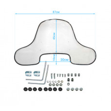 Универсальное стекло для квадроцикла AT-06469 Универсальное стекло для квадроцикла AT-06469