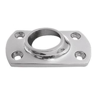 Основание леера 25.4мм, 76х44 мм, низкое, наклон 60 град