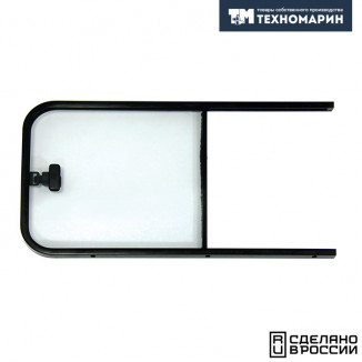 Форточка накладная со сдвижным стеклом, левая 607x334