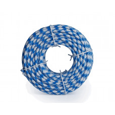Шнур яхтенный ЭКСТРИМ 8мм бело-синий Шнур яхтенный ЭКСТРИМ 8мм бело-синий