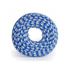 Шнур яхтенный ЭКСТРИМ 10мм бело-синий Шнур яхтенный ЭКСТРИМ 10мм бело-синий