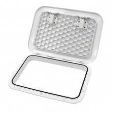 Крышка рундука SEAFLO 315x440 мм с замком, белый пластик Крышка рундука SEAFLO 315x440 мм с замком, белый пластик