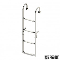 Трап складной с горизонтальным креплением, 4 белых ступени (ширина 270 мм.) Трап складной с горизонтальным креплением, 4 белых ступени (ширина 270 мм.)