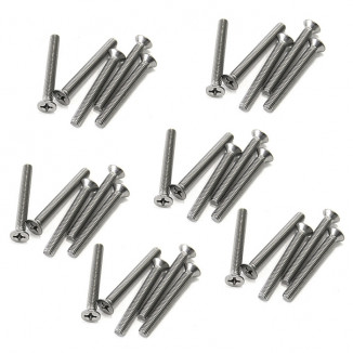 Винт с полупотайной головкой DIN 966 M6x30 A2 100шт