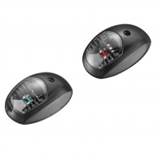 Огни бортовые светодиодные 95х60 мм, черный пластик Огни бортовые светодиодные 95х60 мм, черный пластик