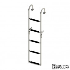 Трап складной с горизонтальным креплением, 5 черных ступени (ширина 270 мм.) Трап складной с горизонтальным креплением, 5 черных ступени (ширина 270 мм.)