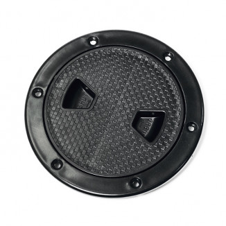 Крышка люка технологическая SUNFINE 101 мм, черная (Замена EASTERNER C12791)