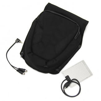 Сумка с подогревом на руль чёрная SM-12690