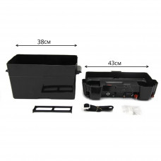 Короб для АБ с панелью индикации и USB зарядкой на два порта 380х200х210